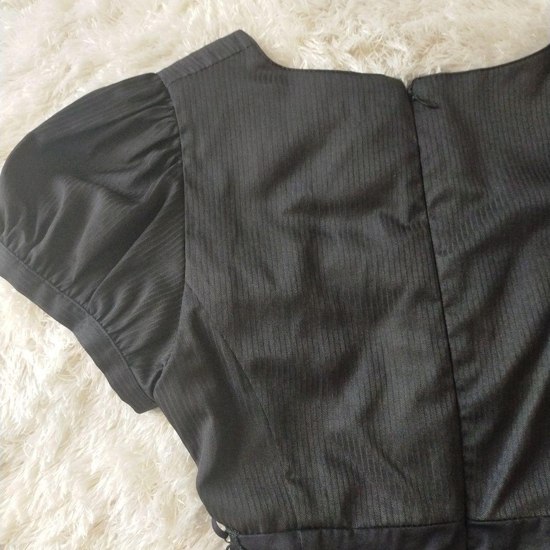 BLACK PEACE NOW　希少　美品　編み上げ　パフスリーブ　ブラック