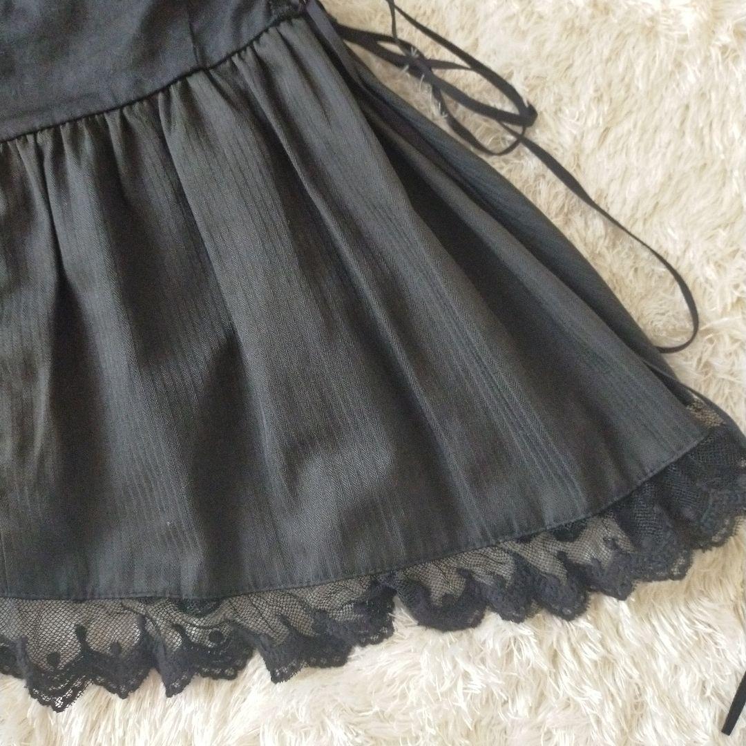 BLACK PEACE NOW　希少　美品　編み上げ　パフスリーブ　ブラック