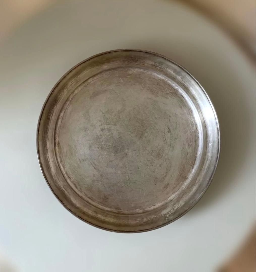 scope スコープ　東屋　小盆 真鍮銀めっき　トレー