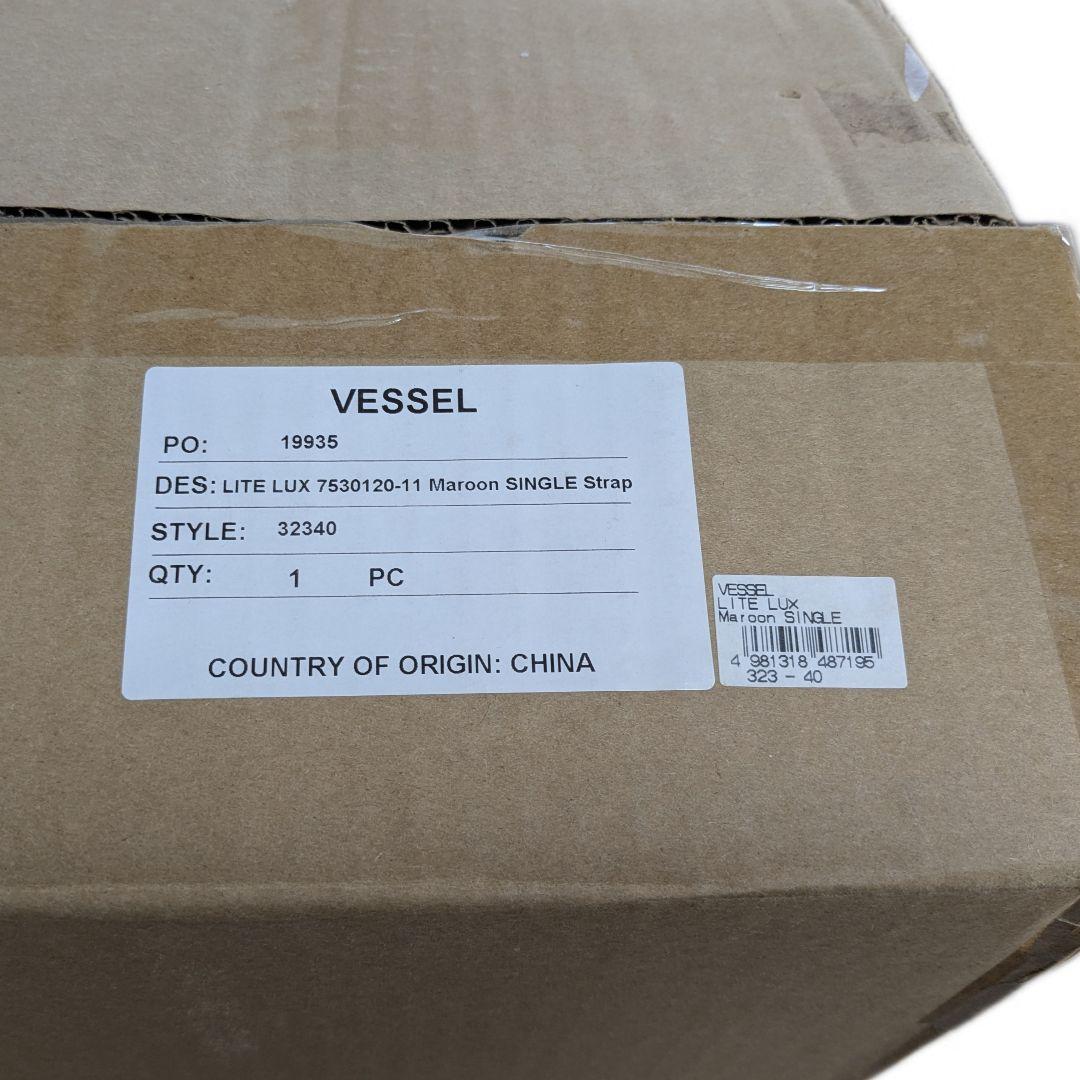 【未使用】VESSEL VLS キャディバッグ LUX シングルストラップ