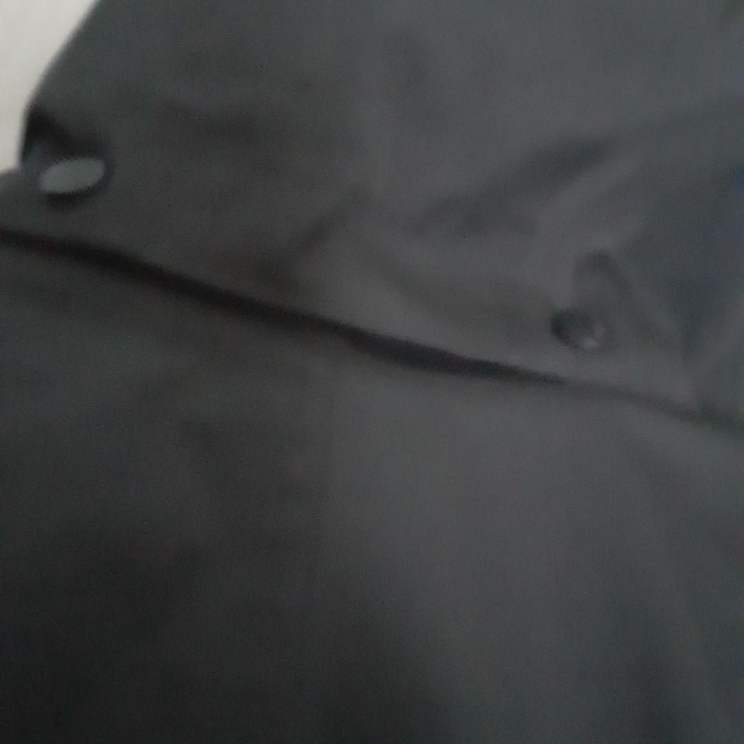 AIGLE フード付き黒コート