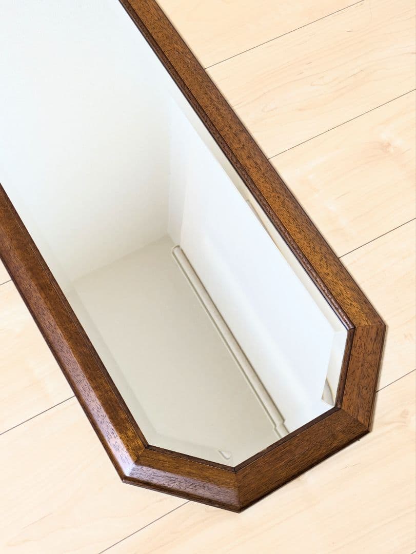 廃番 マルニ ヴィンテージ 地中海 八角 ウォールミラー 姿見 鏡 洋館 レトロ