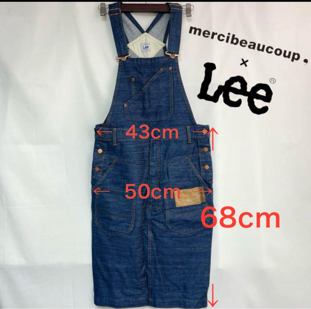 mercibeaucoup, × Lee デニム　サロペット スカート　1