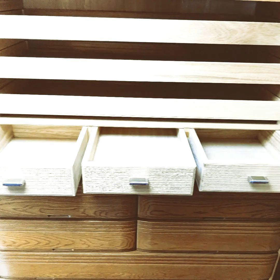 府中家具和箪笥　全面天然ナラ材　内側総桐