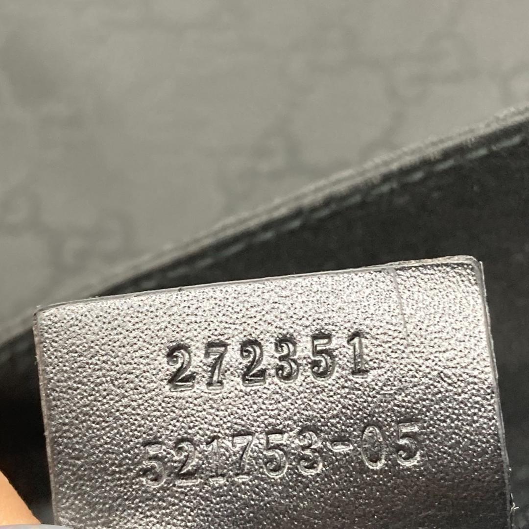 ▼GUCCI ナイロン　メッセンジャーバッグ　ブラック　272351