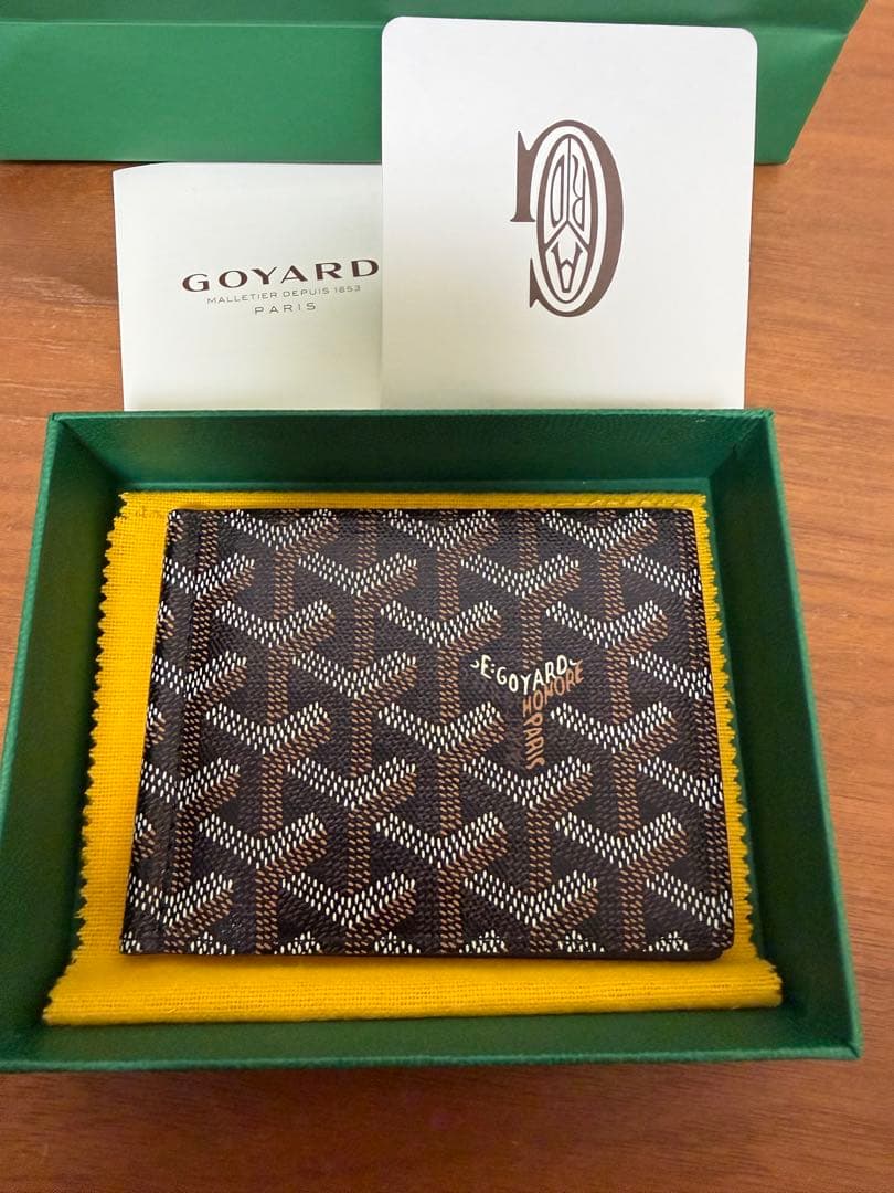 GOYARD ゴヤール 財布 サントマ　マネークリップ　黒　正規品