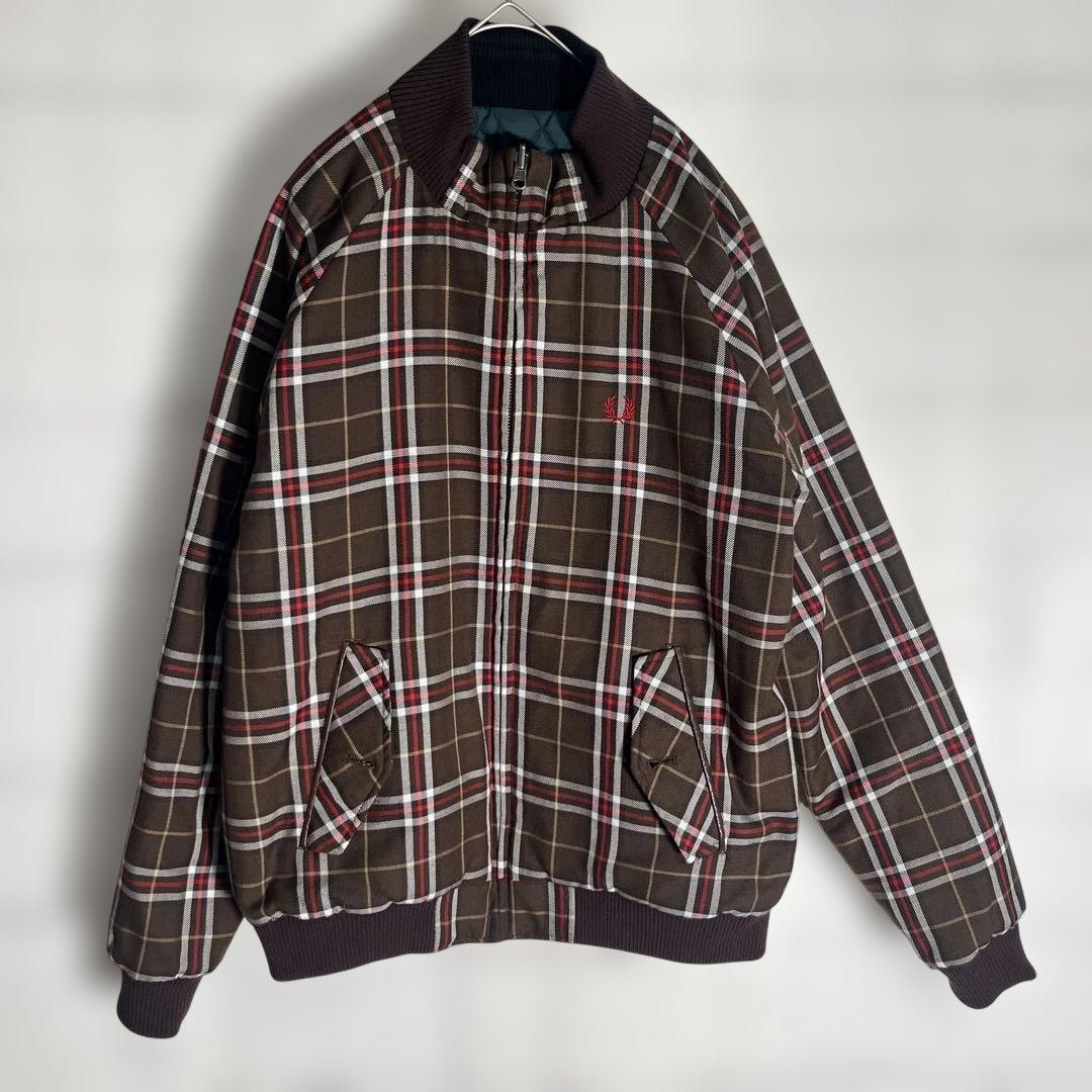 フレッドペリー FRED PERRY キルティング リバーシブル ジャケット