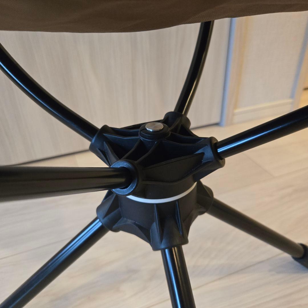 Helinox スイベルチェア ブラウン 収納バッグ付き