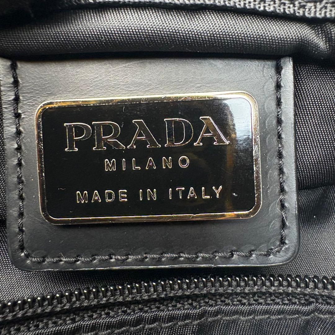 021 未使用級 PRADA トートバッグ 大容量 肩掛け 黒 xb2