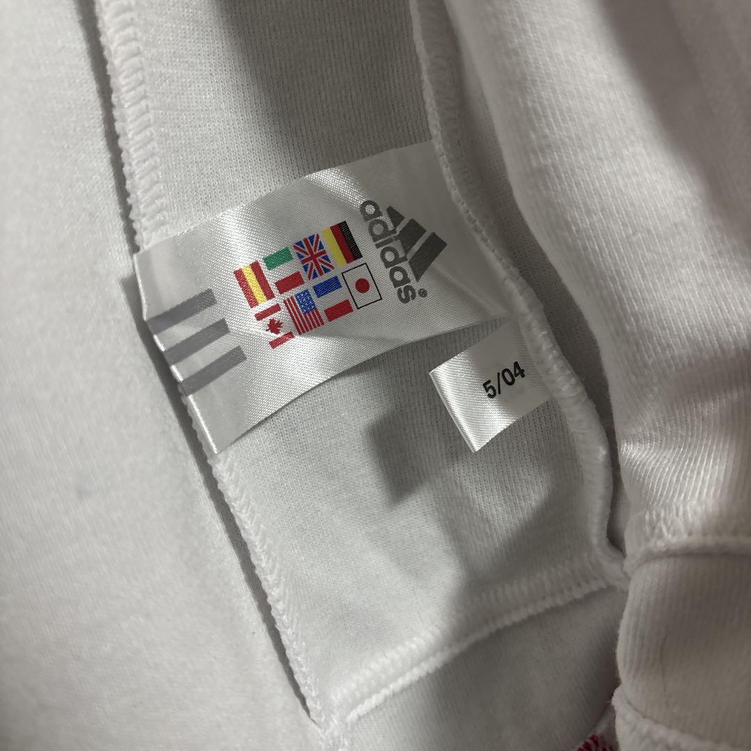 あのちゃん着用 adidas アディダス ジャージ オールインワン ホワイト Ꮇ