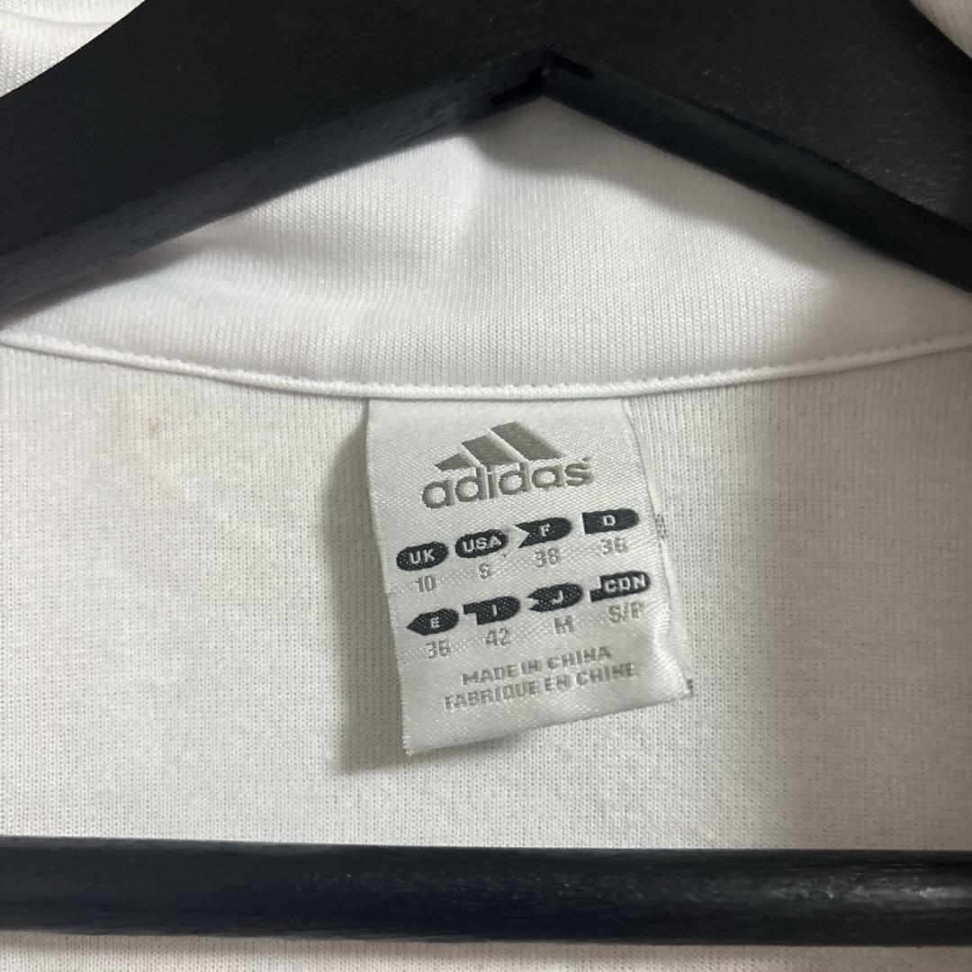 あのちゃん着用 adidas アディダス ジャージ オールインワン ホワイト Ꮇ