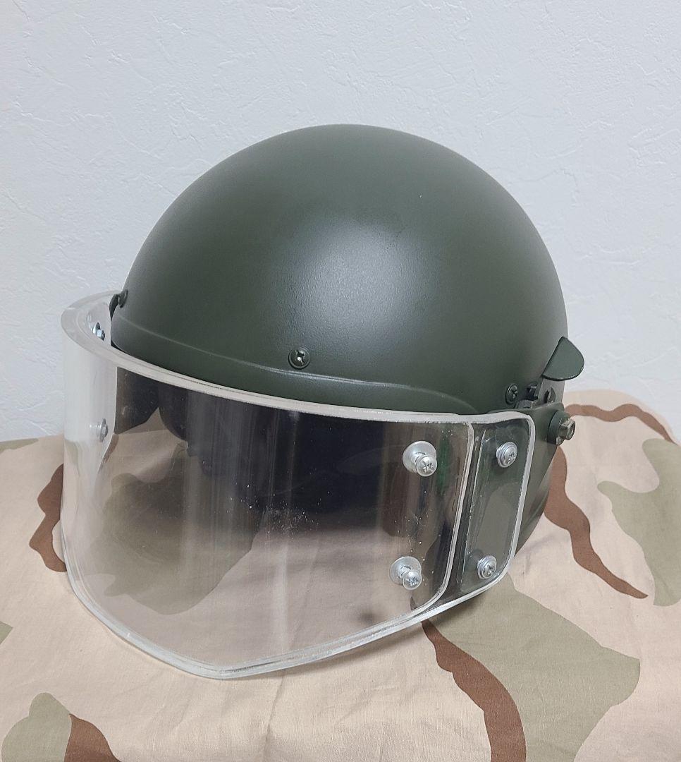 ロシア軍 Zsh1-2mヘルメット バイザー付き・オマケのコンニワッペン