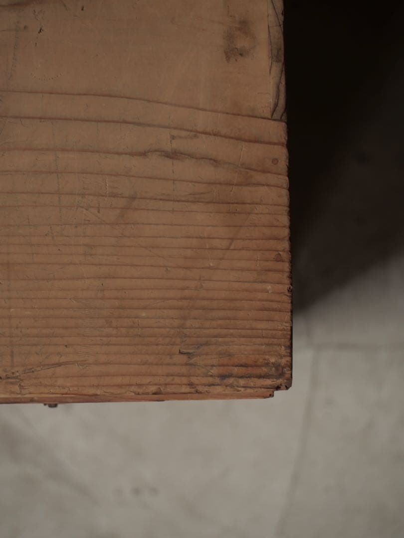 三杯　マス目　抽斗　小引き出し　小抽斗　古家具　古道具　アンティーク　昭和レトロ