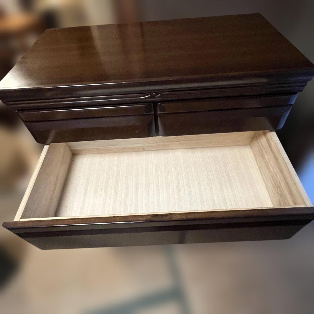 光家具 小型チェスト 6段 木製タンス 収納家具