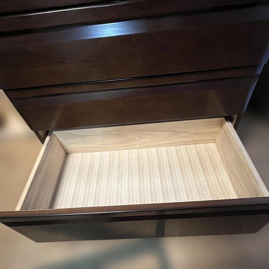 光家具 小型チェスト 6段 木製タンス 収納家具