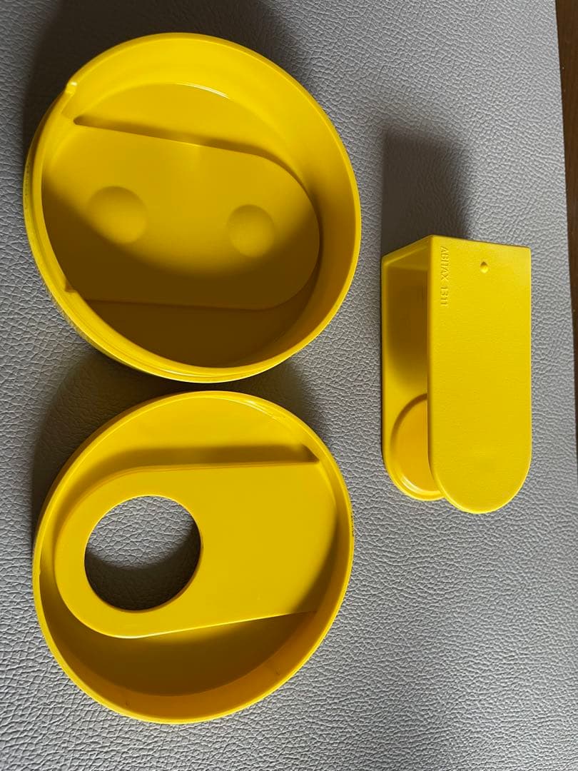 【希少】アビタックス 灰皿 アウトドアアッシュトレイ 黄色　サイズ大