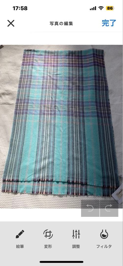 acne studious 大判ストール新品未使用タグ付き‼️