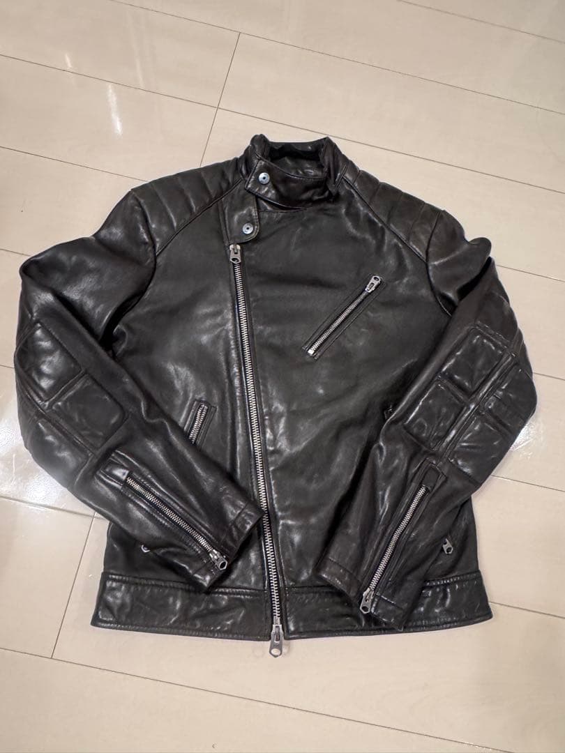 超美品　最終値下G-Star RAW ライダースジャケットラム皮