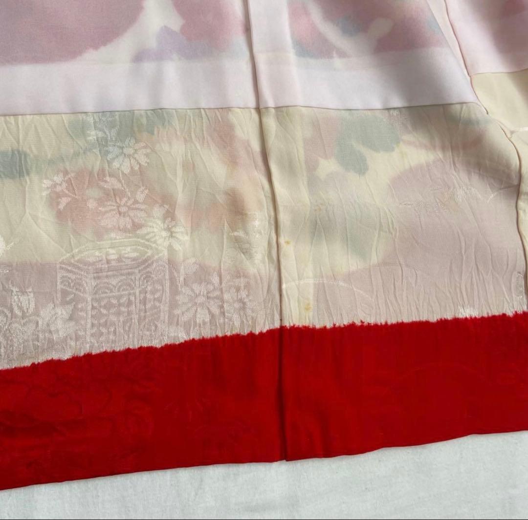 七五三 ３歳　着物　被布　正絹　女の子　セット