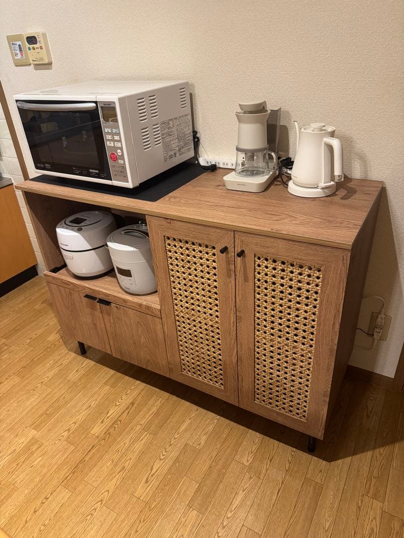 最終値下げ中【使用期間1年以内の美品】LOWYA（ロウヤ）キッチンカウンター