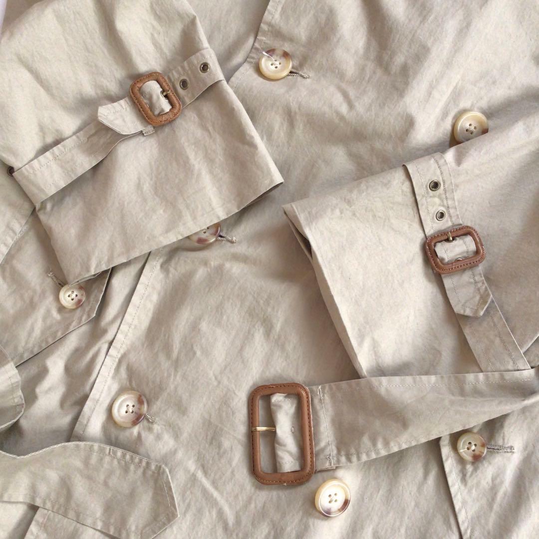 【ミント】90s ラルフローレン \"一枚袖タイプライタークロストレンチ 西口修平