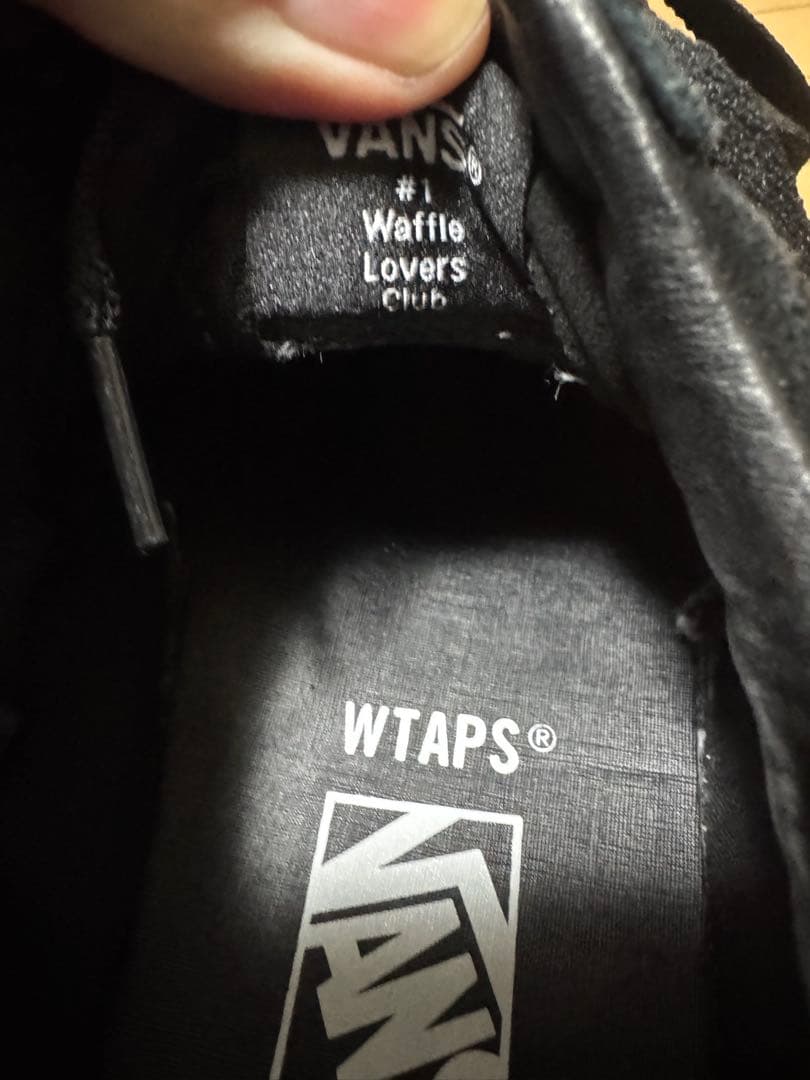 希少VANZ WTAPS コラボ ブラック スエード スニーカー29cm
