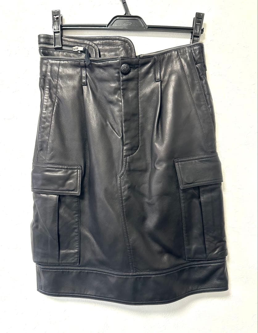 HELMUT LANGヘルムートラング 羊革スカート