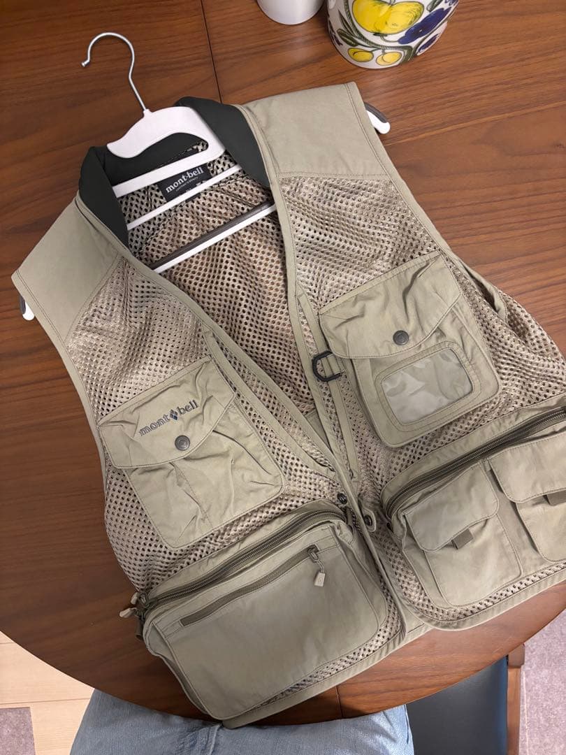【新品】mont-bell フィッシングベスト M/L アウトドア