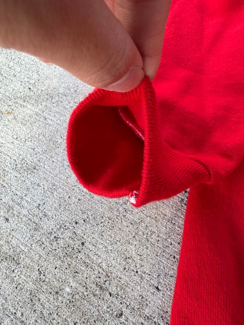 ミントコンディション　70s ラッセル　フーディー　赤