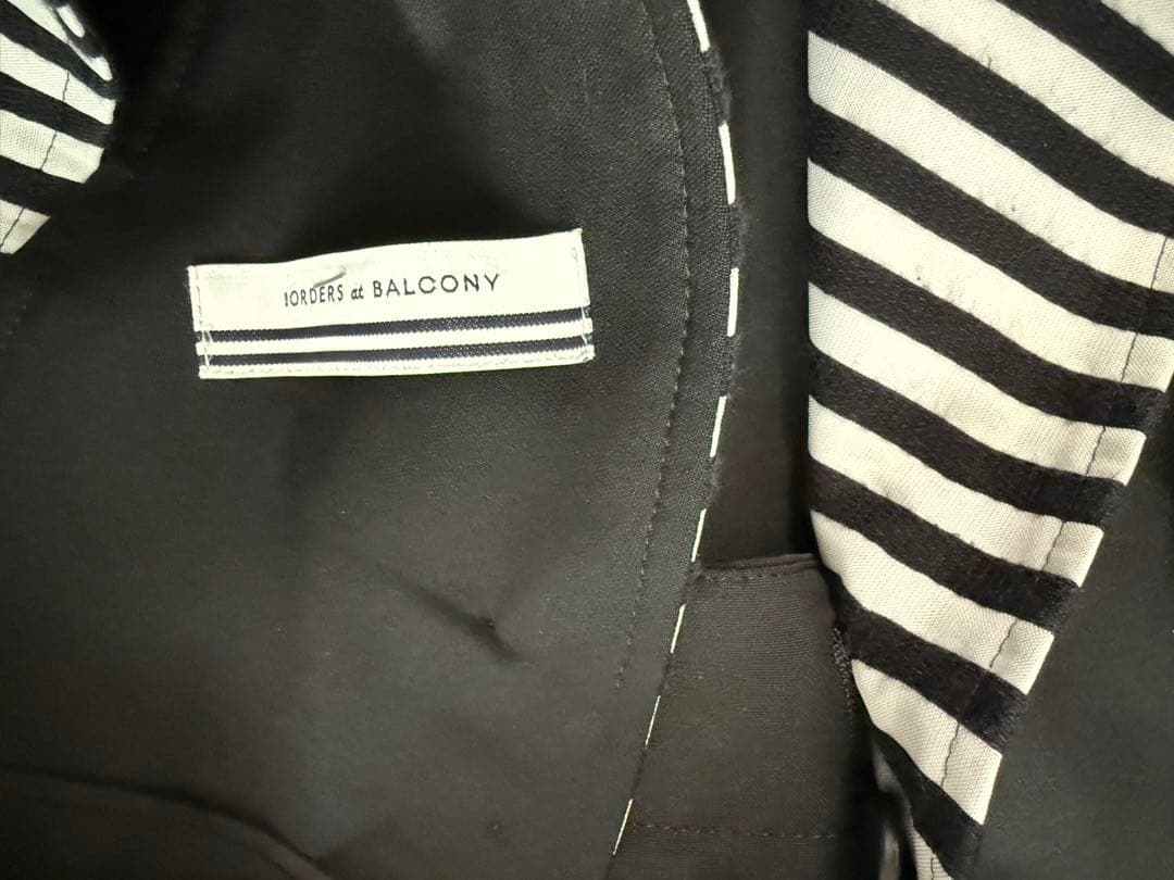 ボーダーアットバルコニー　サロペット