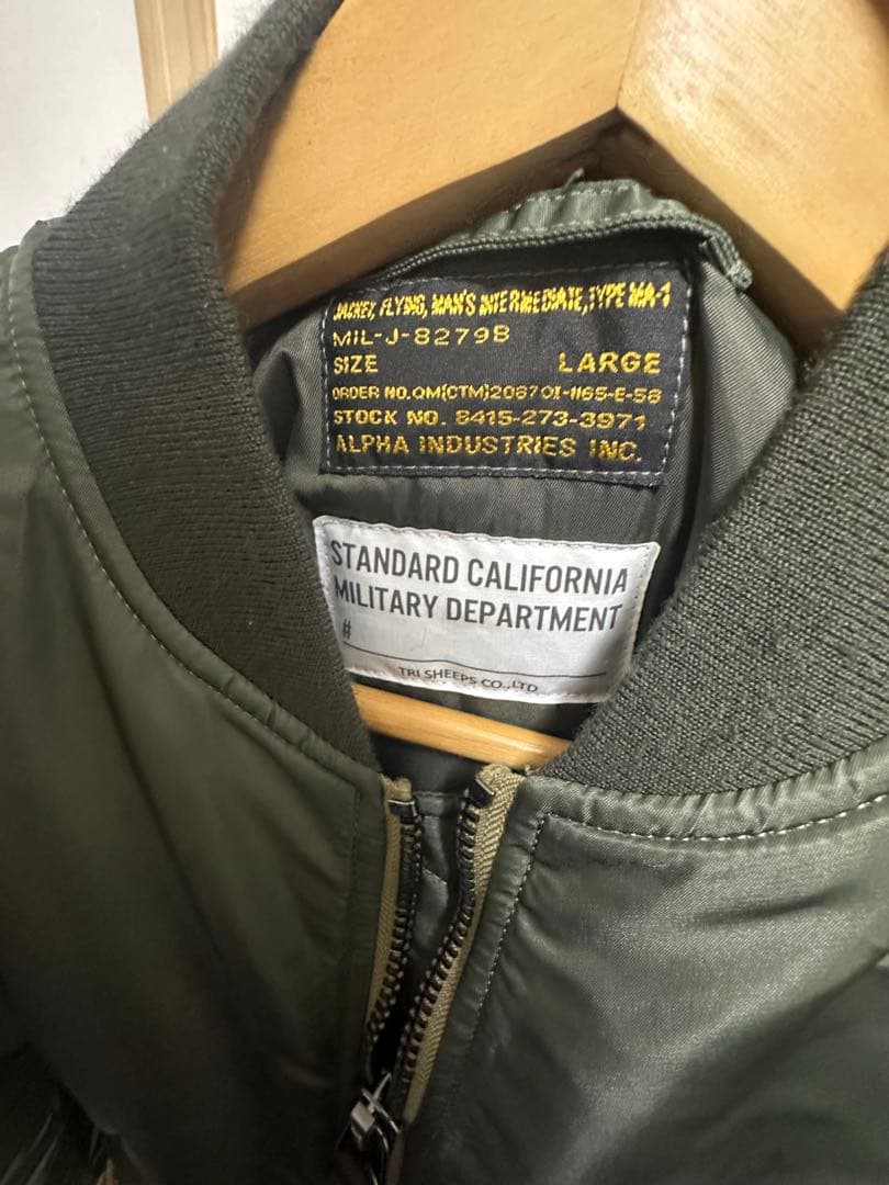 【超希少】Alpha × Standard California MA-1