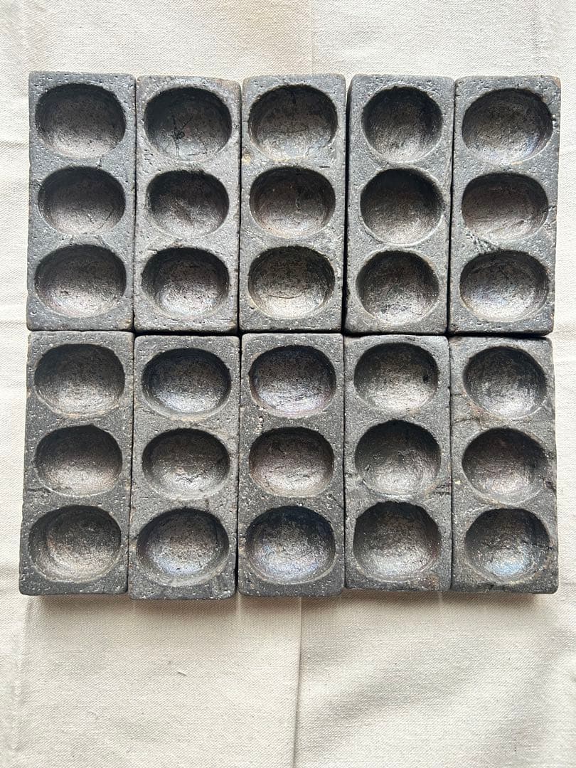 有田焼　悦山　3仕切り皿　薬味入れ　タレ皿　10個セット