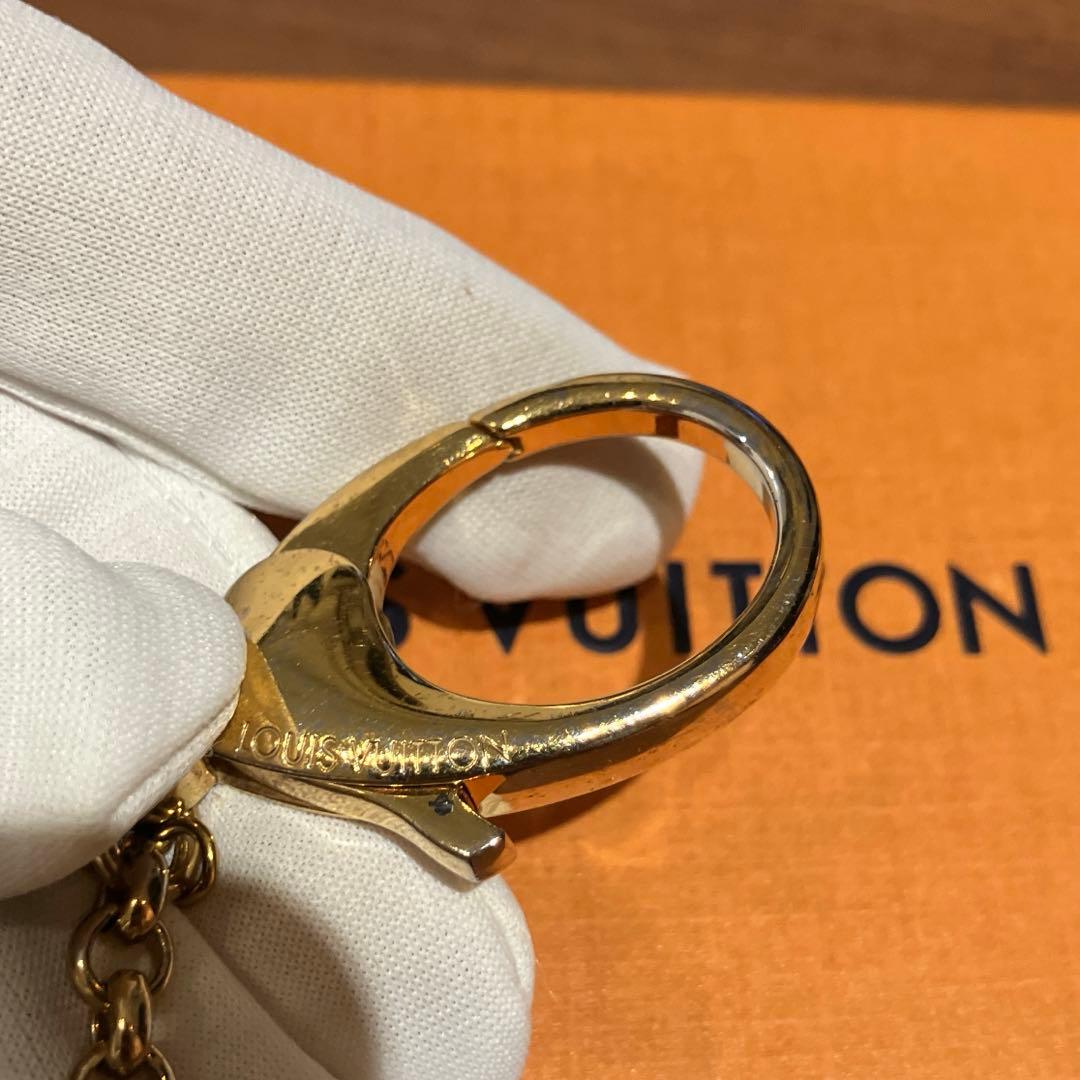 ご*ー様 ルイヴィトン　フルールドゥモノグラム　メッキ　LV フラワー　キーホル