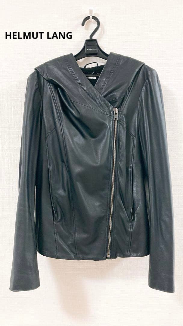 HELMUT LANG ラムレザーライダースブルゾン‼︎Sサイズ