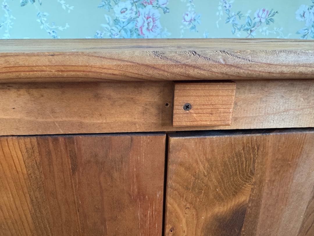 Enfant アンファン ローボード ハート扉 カントリー家具 木製 ①