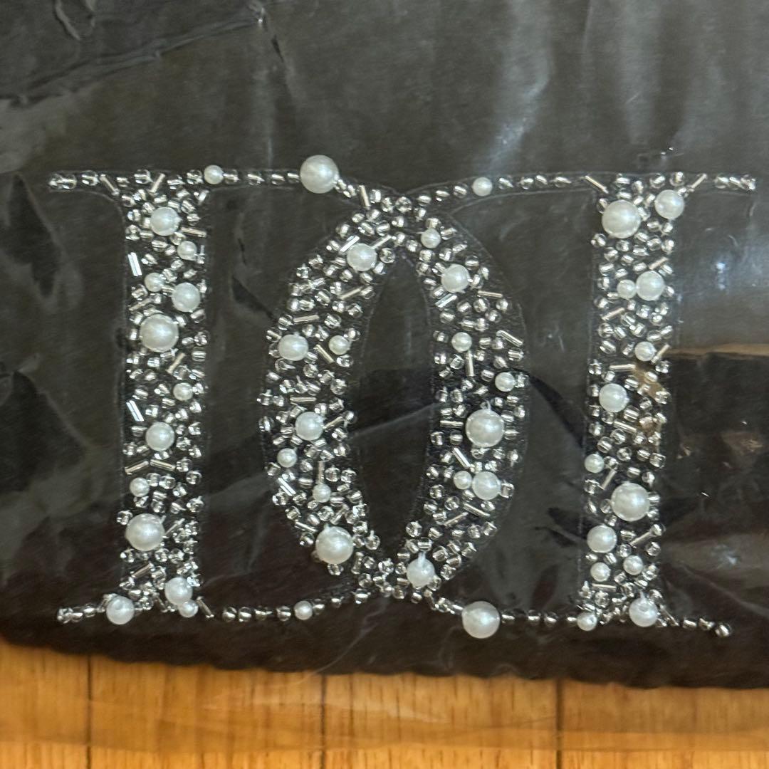 Darich ファンシービーズDDロゴボリュームニットトップス ブラック BLK