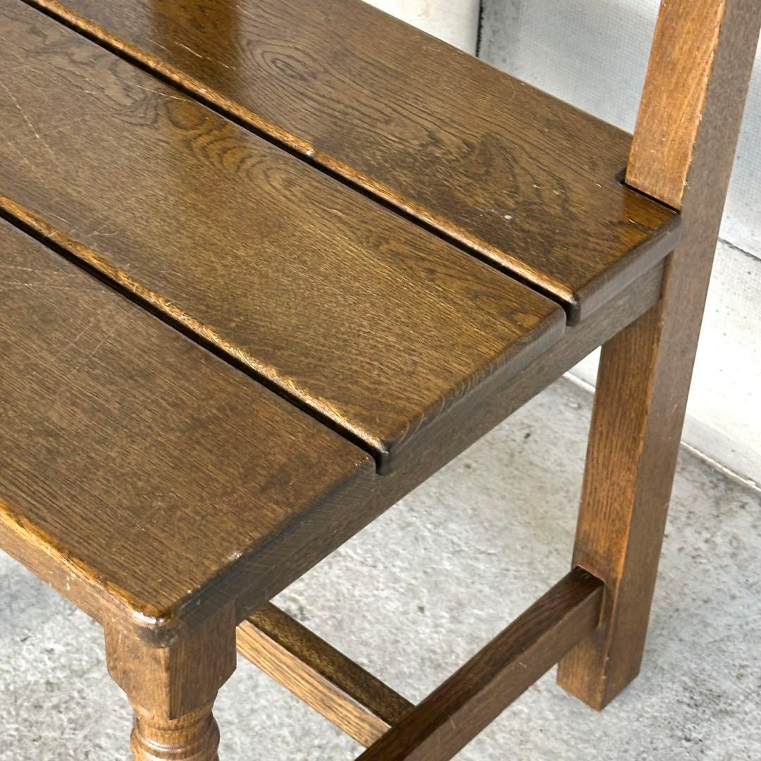 ✦昭和レトロ✦ オーク材 椅子｜ヴィンテージ ダイニングチェア｜無垢木製①