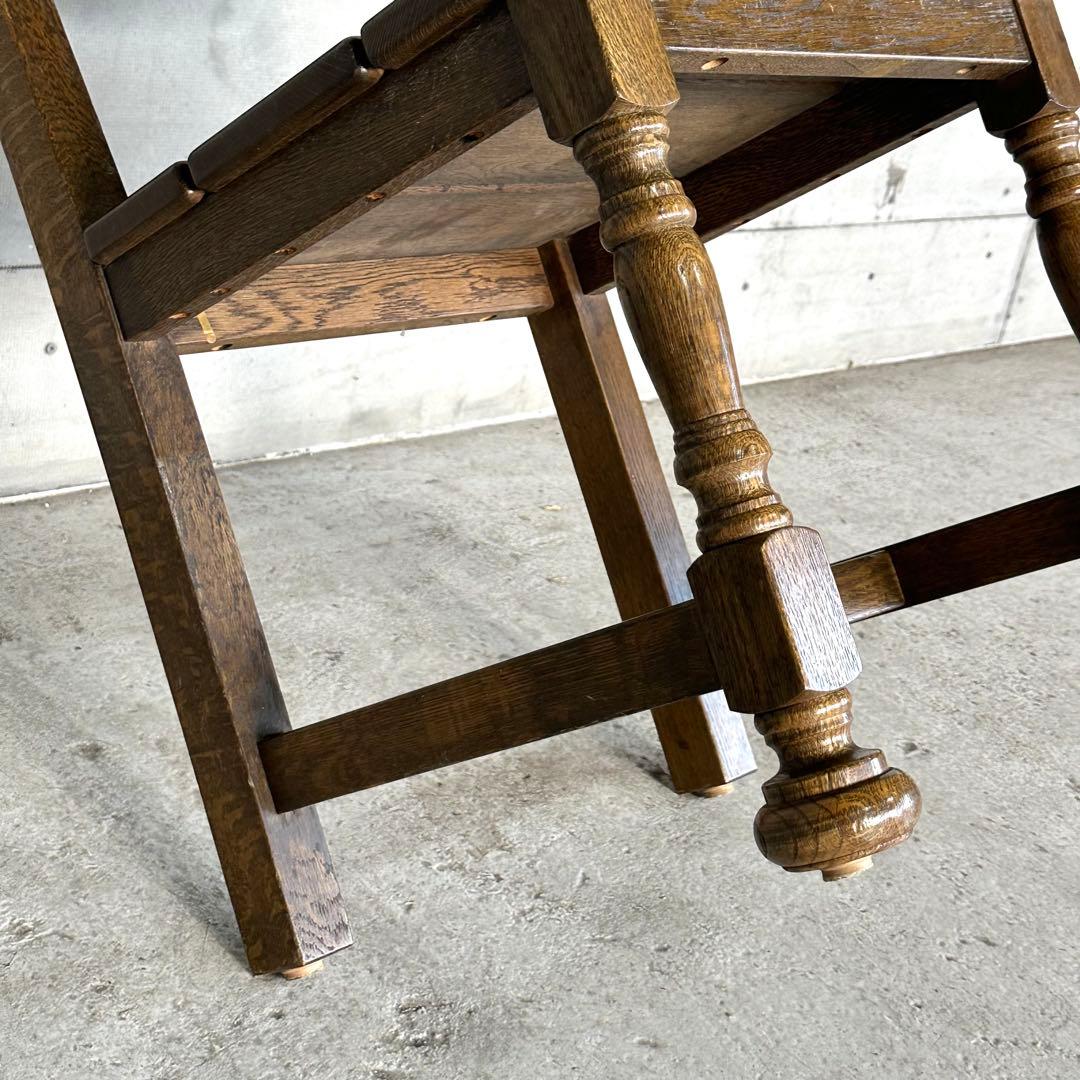 ✦昭和レトロ✦ オーク材 椅子｜ヴィンテージ ダイニングチェア｜無垢木製①