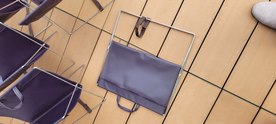 サキ R-357BR セルフワゴン レザースタイル PVC ブラウン ラゲッジ②