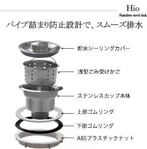 ステンレス製流し台HI 76A