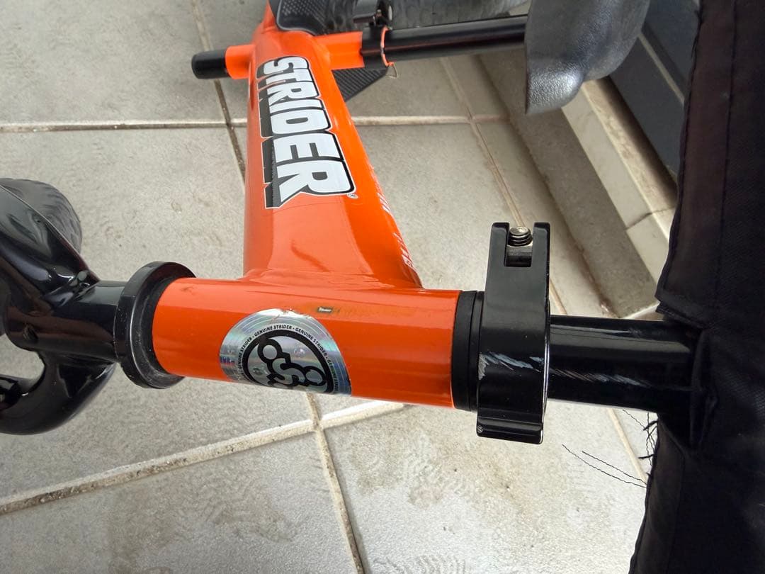 【使用少】STRIDER ストライダー　オレンジ　スポーツ　ロングポスト付