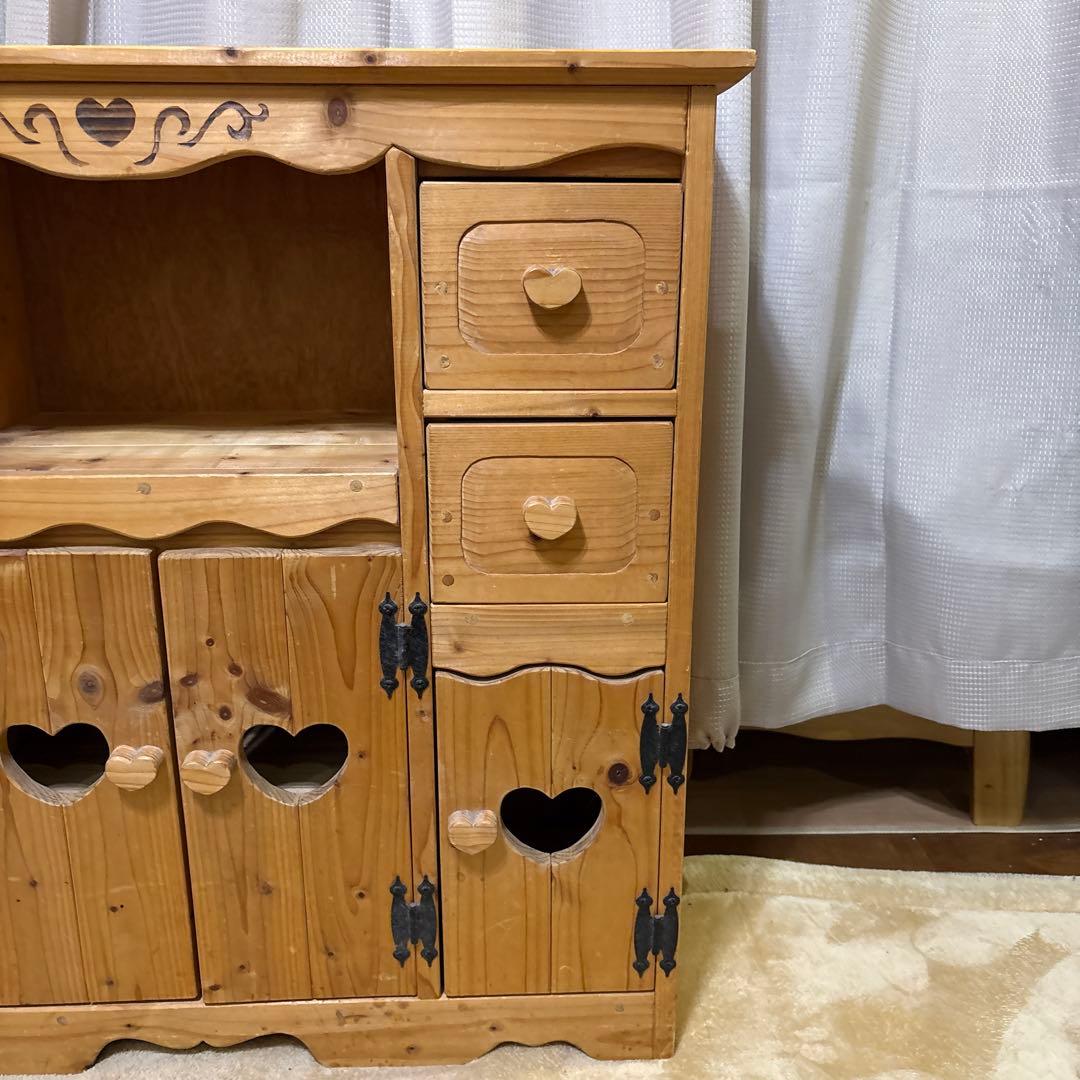 専用です❣️カントリー家具　ハート　チェスト　キャビネット