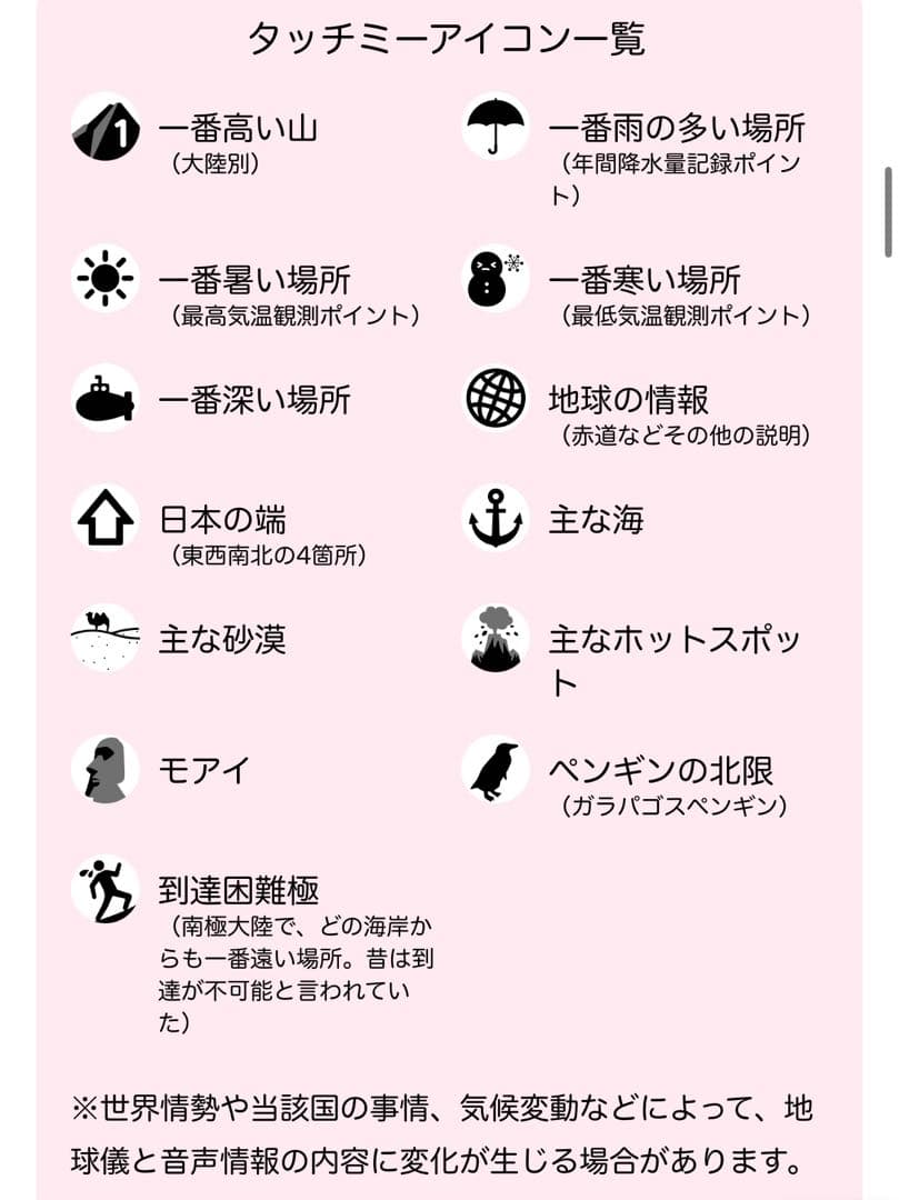 しゃべる国旗付き地球儀＆カルタ　タッチミー