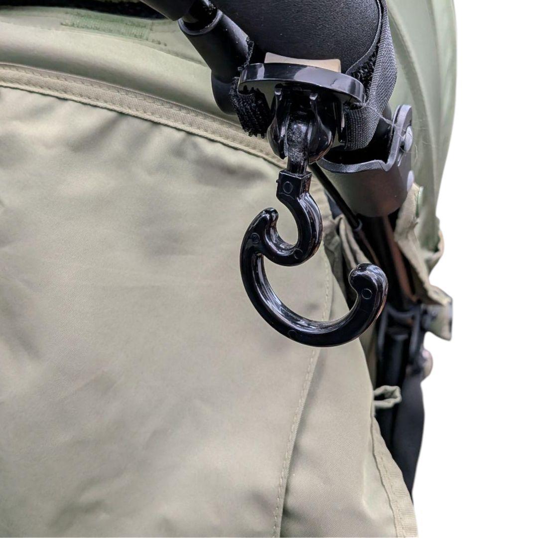 状態◎ エアバギー ココ 空気入付 カーキ 三輪 ブレーキ ベビーカー