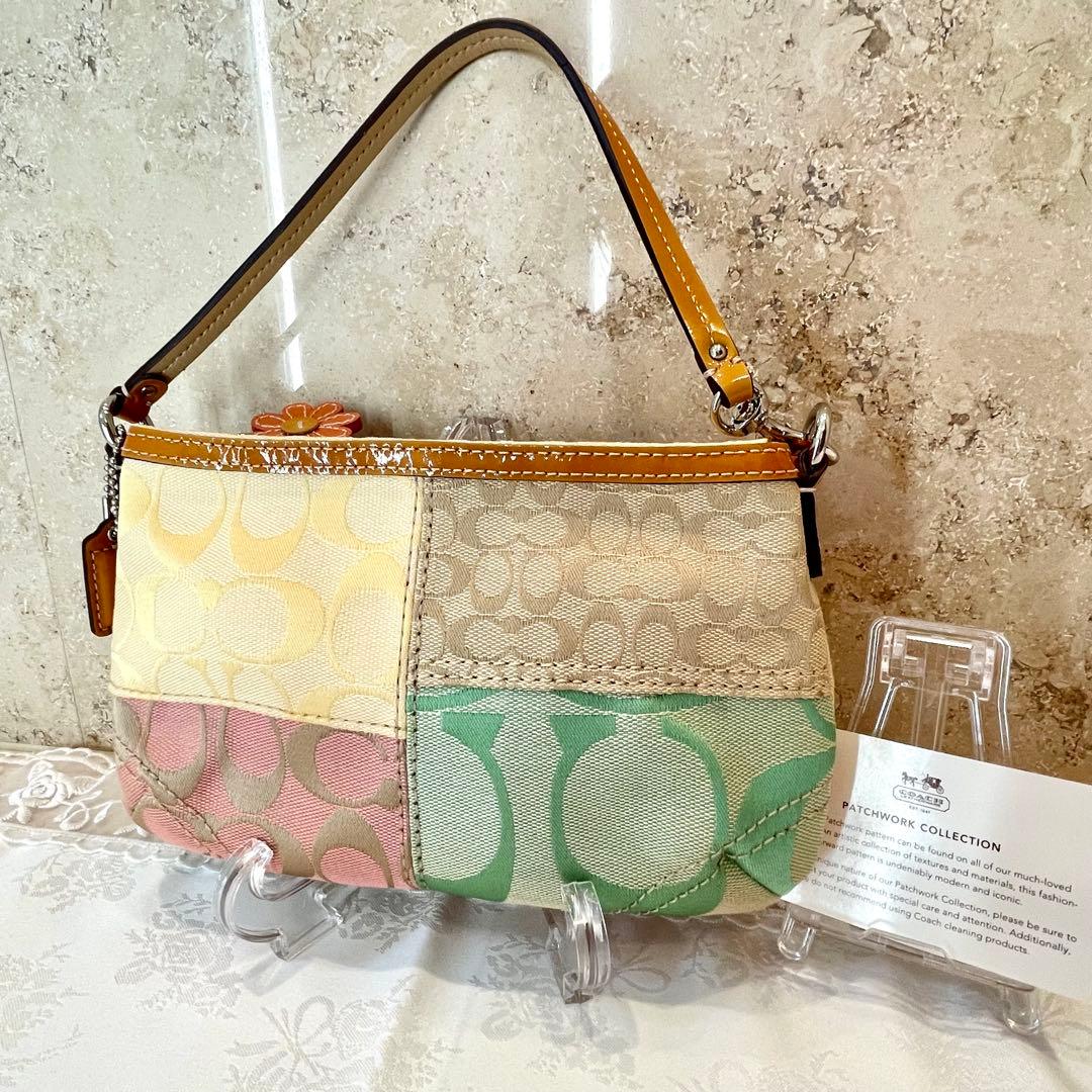 Coach Signature Patchwork Mini Bag☆未使用品☆