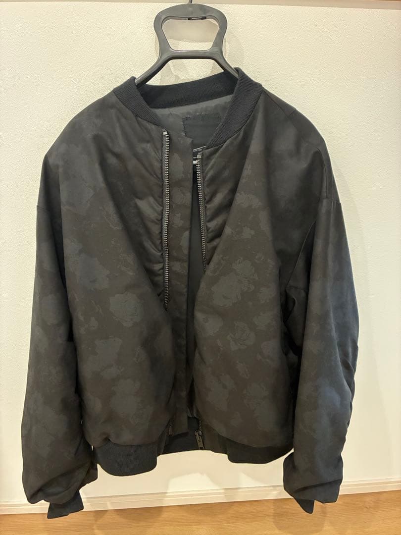 LAD MUSICIAN MA-1ジャケット ブラック バラ柄 サイズ42