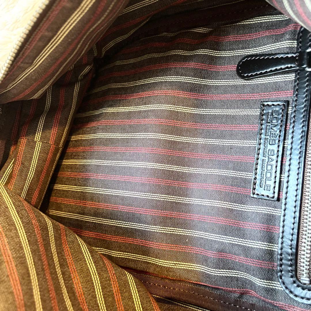 良品★ソメスサドル レザー 本革 ボディーバッグ キャメル