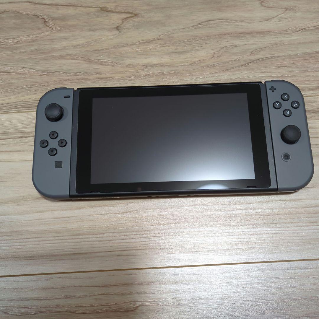 Nintendo Switch 本体 グレー　グリップコントローラfit