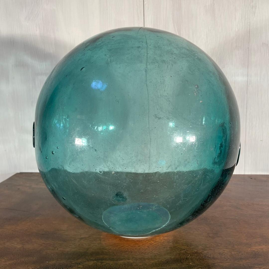 ヴィンテージ ガラス玉 浮き玉 希少 オブジェ 置物 レトロ ビンテージ 縁起物