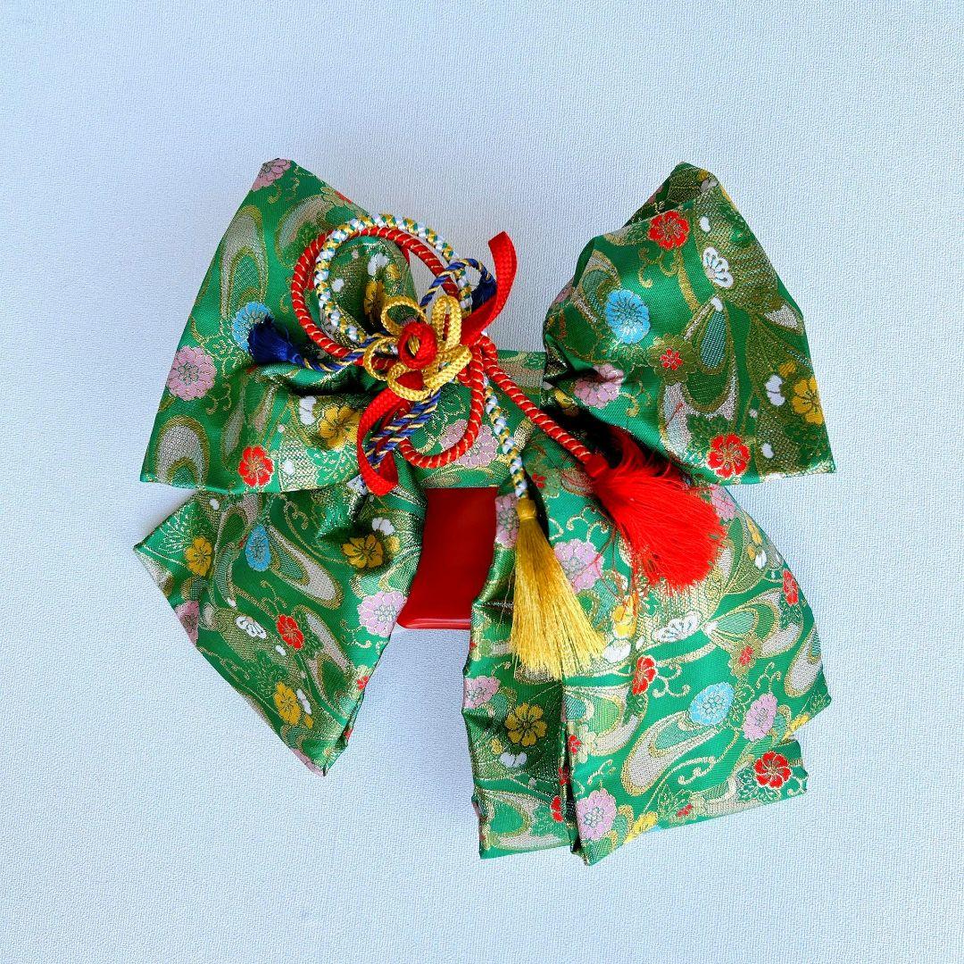 セット　七五三７歳女の子　着物＆作り帯＆袖なし長襦袢＆小物　クリーム色　花御所